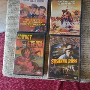 $15.00 VINTAGE FOUR DVD MOVIES.